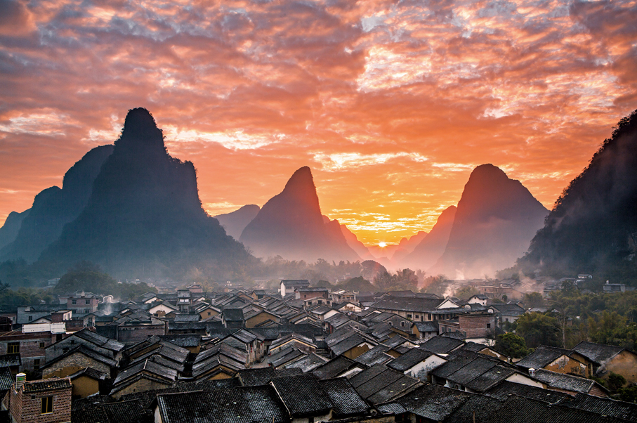 ●峰叢古鎮、夢境黃姚