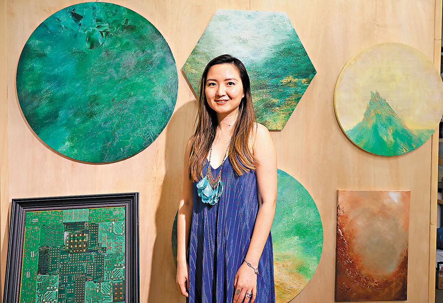 ●虞姝卉對現時的創作條件甚為滿意。