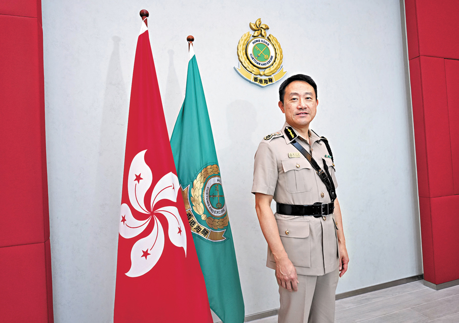 ●海關關長陳子達。大公文匯全媒體記者林少權 攝