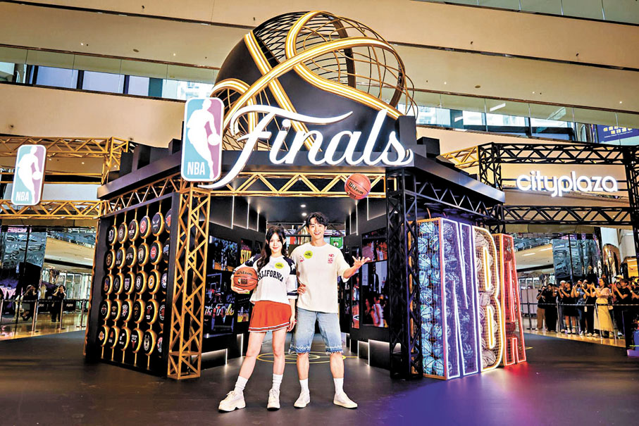 ●「Live the Game!」第一階段為NBA總決賽體驗館