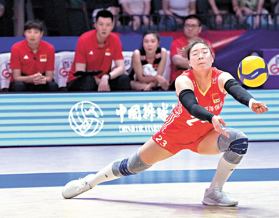 ●年僅16歲的張籽萱有「天才二傳手」之稱。   資料圖片