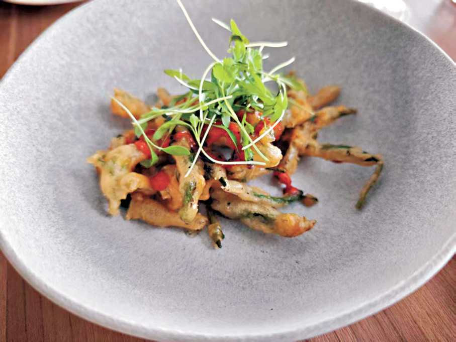 ●脆炸意大利櫛瓜花