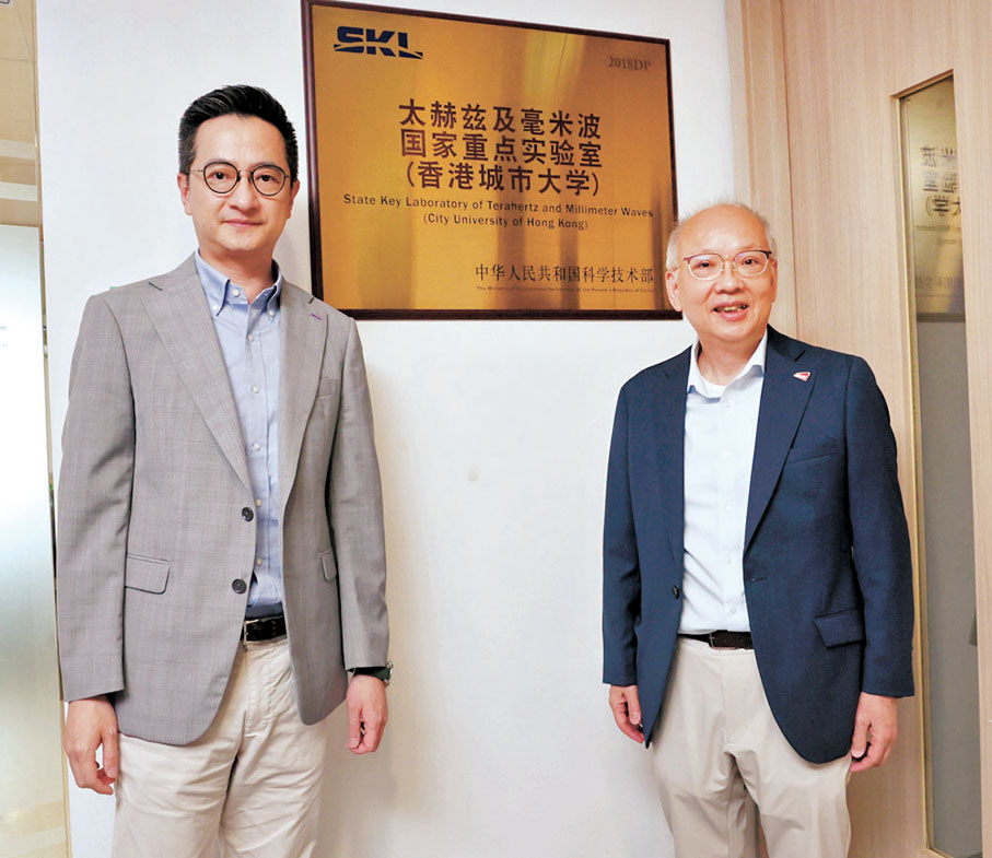 ●陳志豪（右）及黃衡（左）。香港文匯報記者北山彥  攝