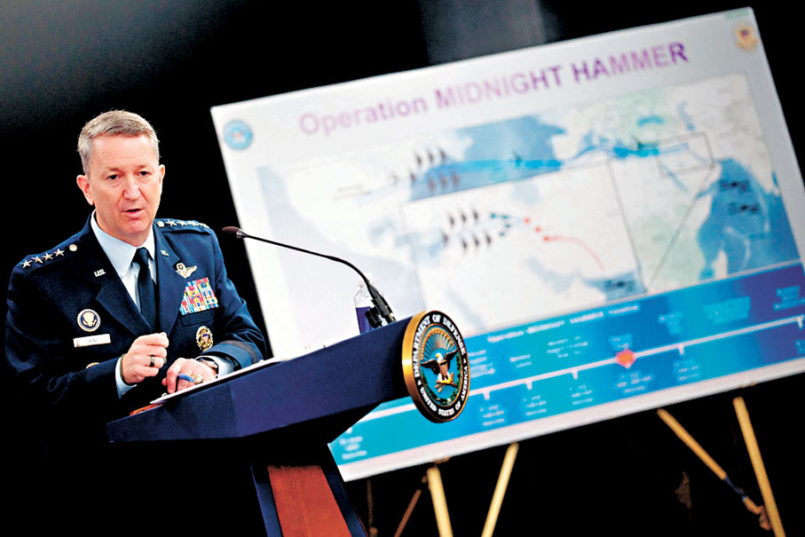 ●美軍參謀長聯席會議主席凱恩披露行動細節。 法新社