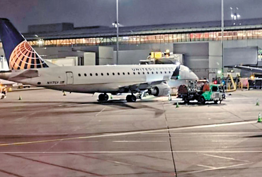 ●燃油價格急升打擊航空業營運。    劉正言  攝