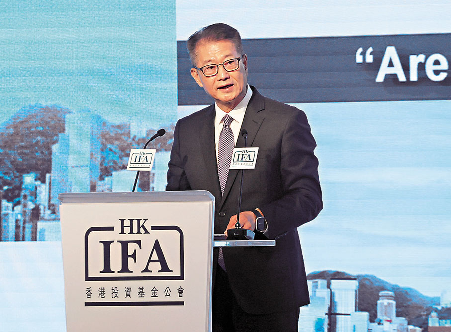 ●財政司司長陳茂波。 香港文匯報記者郭木又  攝