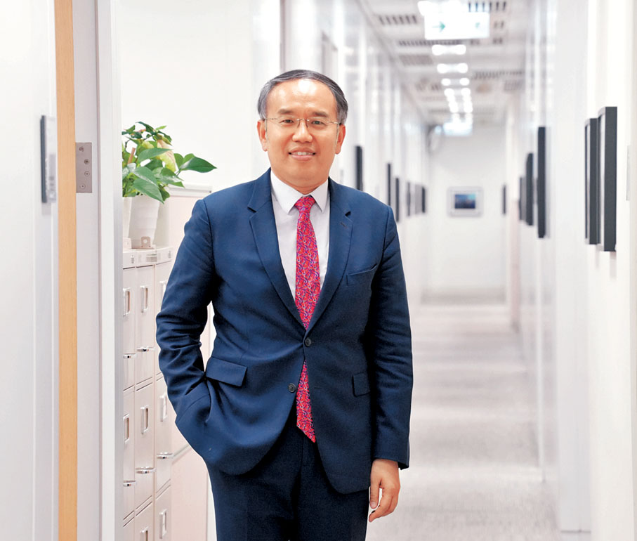 ●許正宇強調，社會穩定是經濟活動的必要條件。 大公文匯全媒體記者周禹含  攝