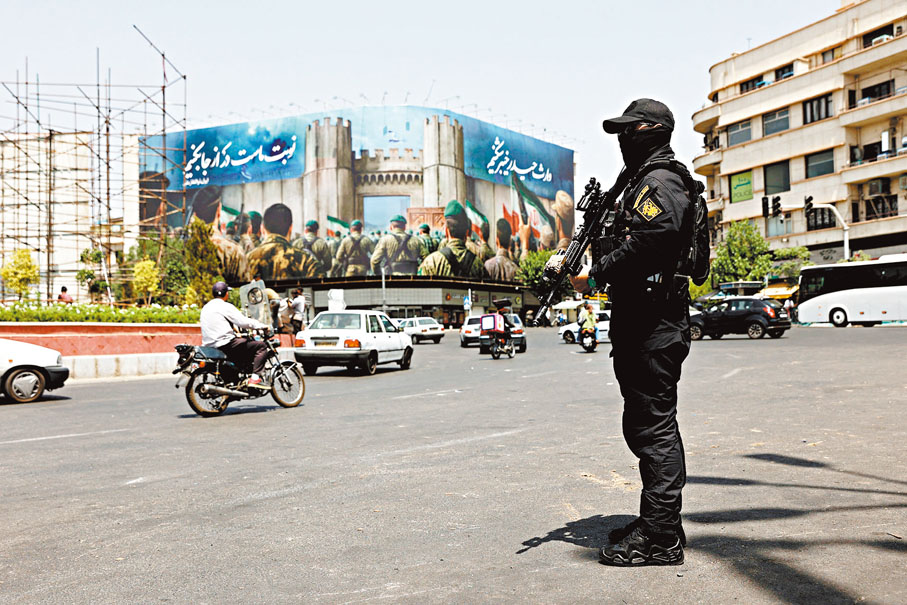 ●伊以同意停火後，德黑蘭市面緊張氣氛紓緩。 路透社