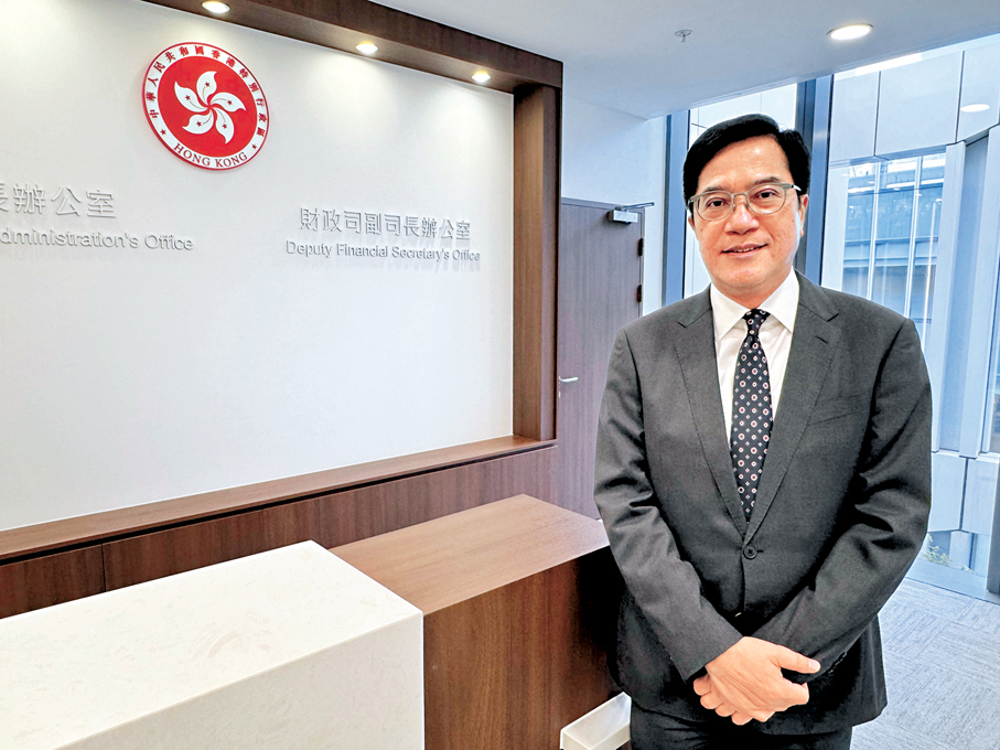 ●黃偉綸表示,香港國安法和《維護國家安全條例》構築起維護國家安全屏障,讓香港有一個穩定的環境,可以全力聚焦拚經濟、謀發展、惠民生。 受訪者供圖