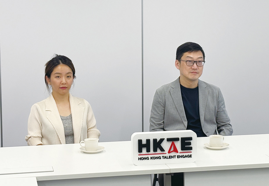 ●吳戈（左）、胡盛龍（右）分享此次德國之行的見聞與感悟。