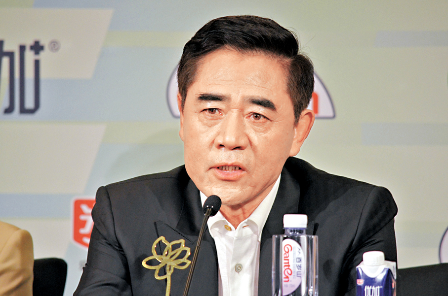 ●陳寶國寄語青年演員「遵藝道,重藝德,精藝術」。 夏微 攝