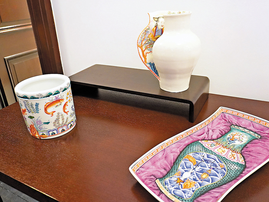 ●韓兆中的作品常給人破格之感。