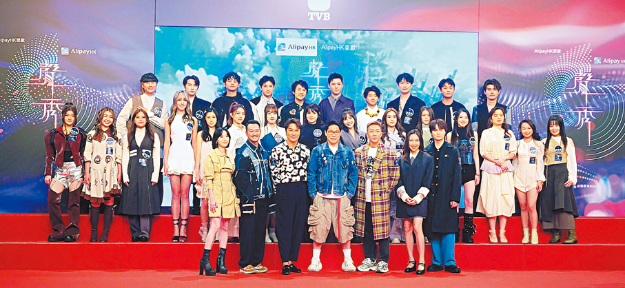 ●《聲秀》25位學員與7大導師亮相記者會。   梁靜儀   攝