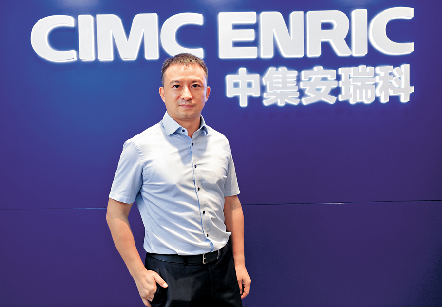 ●楊曉虎指出，香港完全有能力成為亞太區乃至全球綠色航運及能源轉型的重要節點。 香港文匯報記者萬霜霜  攝