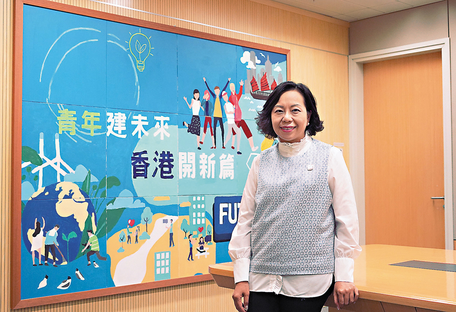 ●麥美娟回顧上任三年歷程時表示，上任之初的最大挑戰在於制度建設。 香港文匯報記者曾興偉  攝