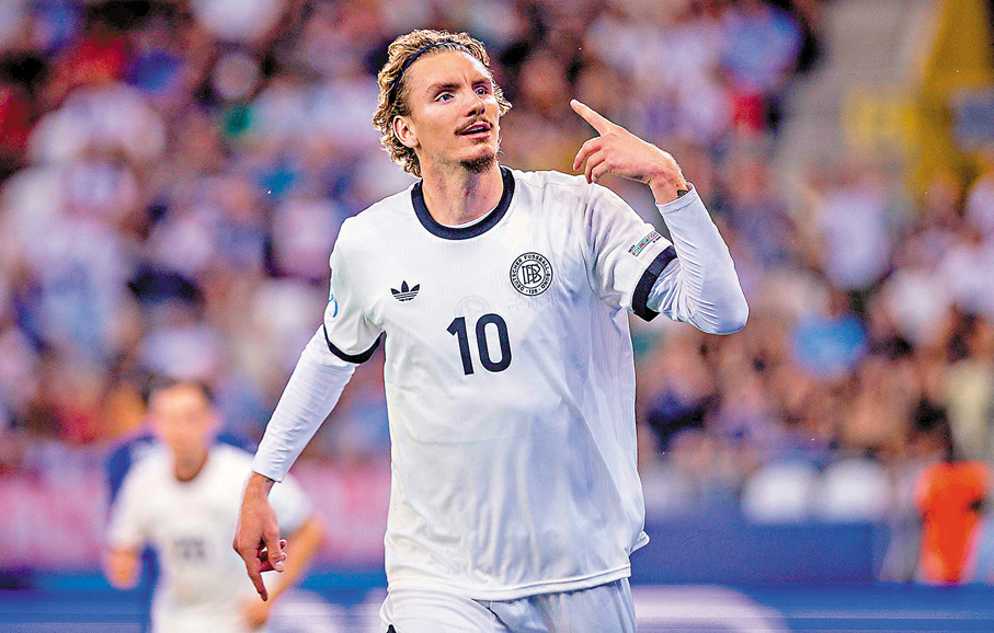 ●德國前鋒禾達美迪年紀輕輕已展現優厚天賦。  資料圖片