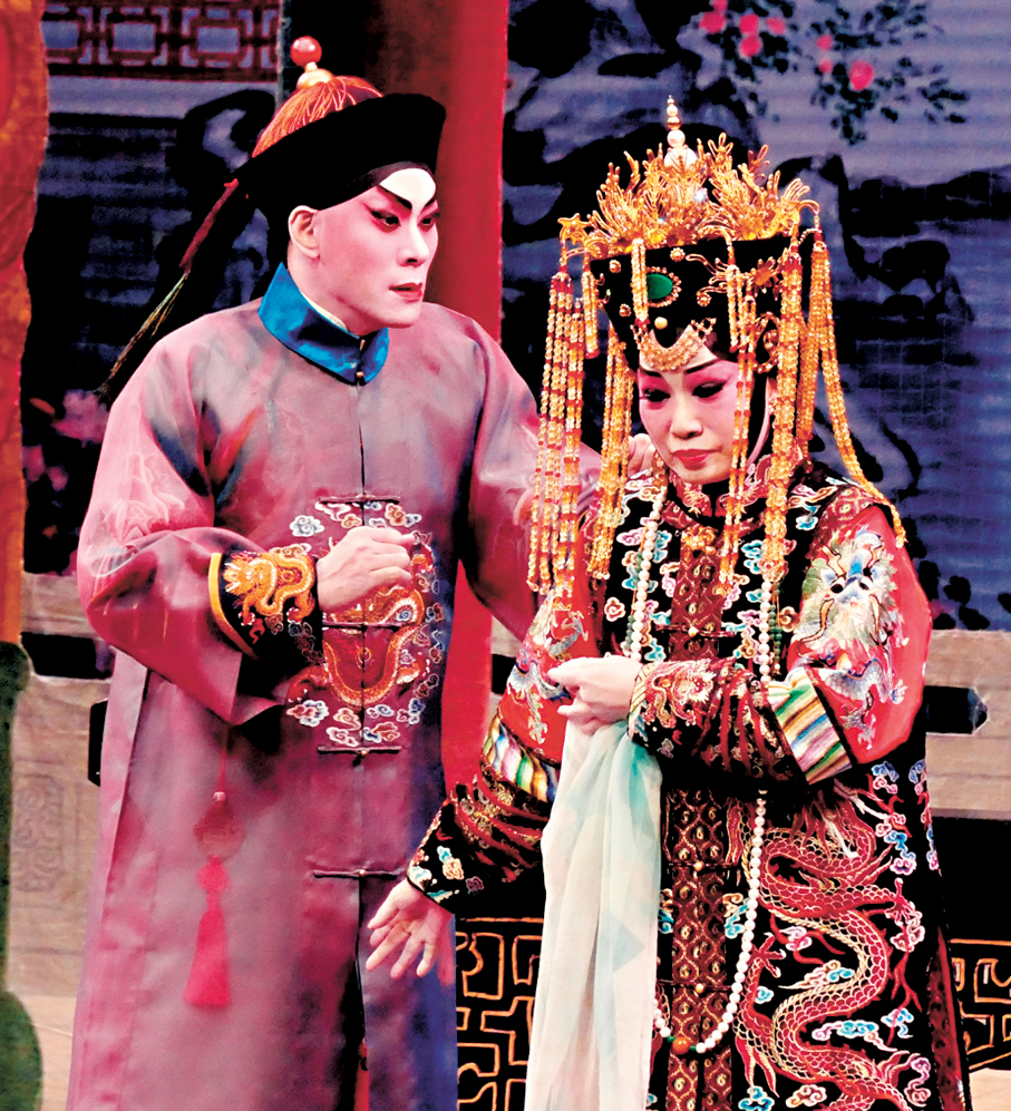 ●梁兆明與尹飛燕早前合演了一齣折子戲，正好多為今次演出作熱身。