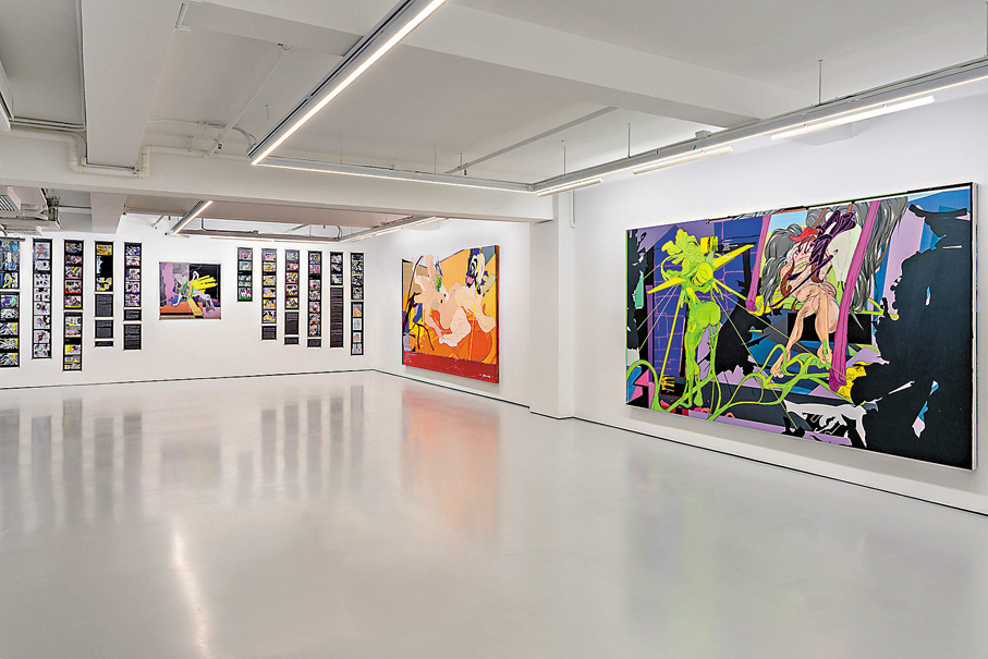 ●德薩畫廊代理藝術家鍾慰個展《權重漂移》現場。德薩畫廊供圖©鍾慰