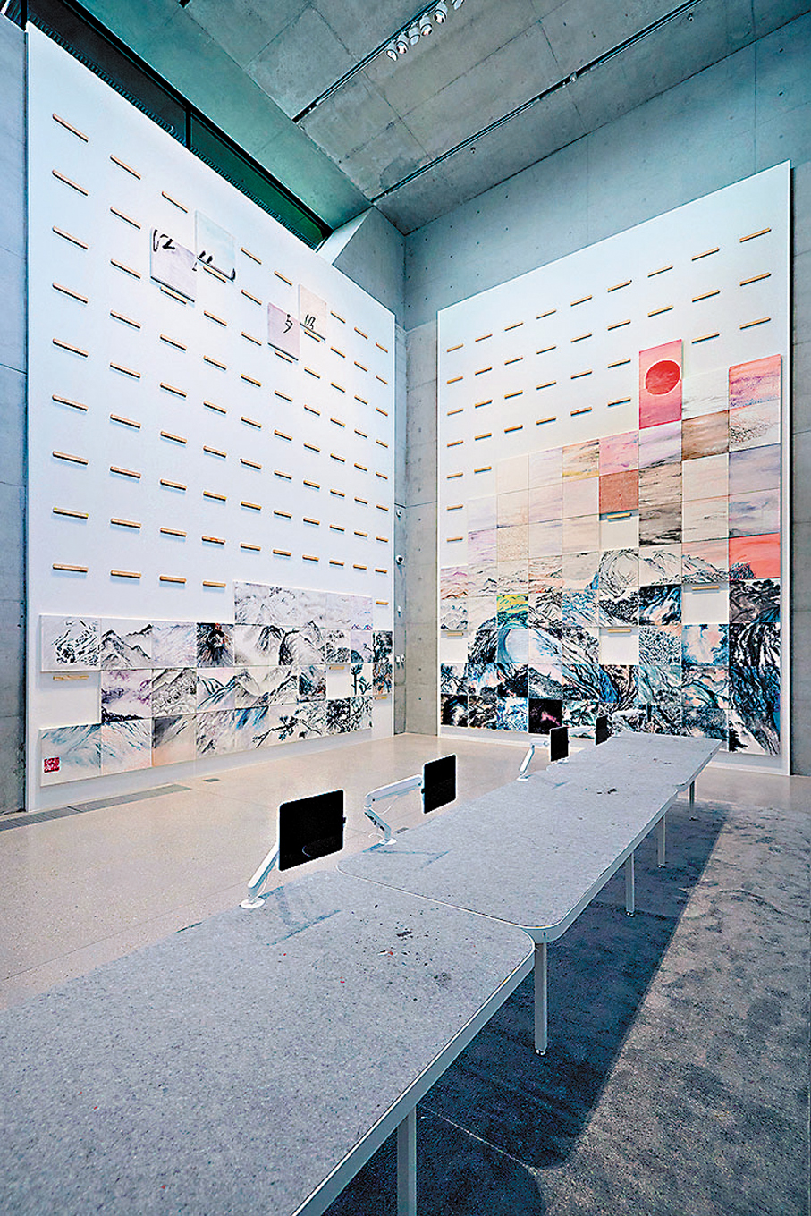 ●「戴光郁:如此江山」展演現場。 M+供圖