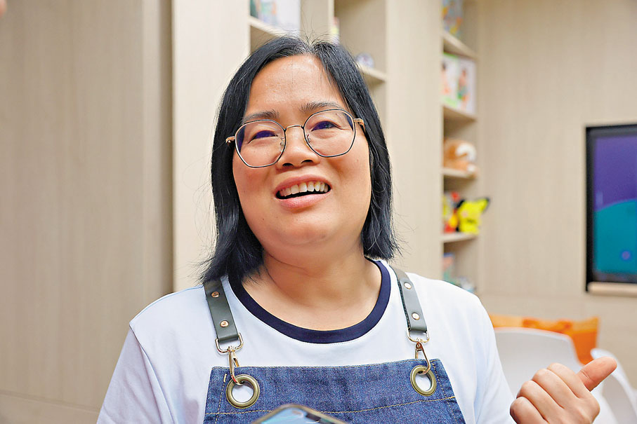 ●金女士。香港文匯報記者郭木又 攝