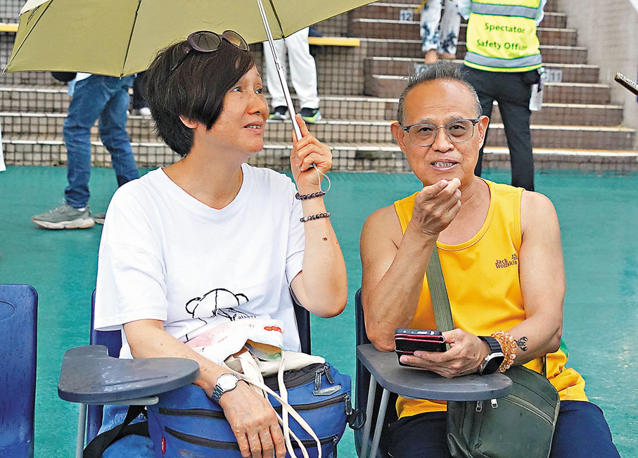 ●市民廖先生和太太。香港文匯報記者曾興偉 攝