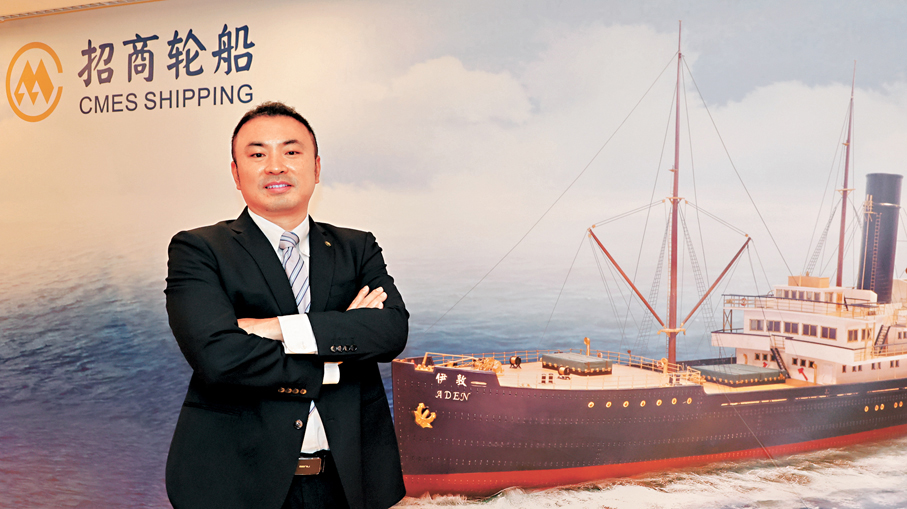 ●招商輪船董事會辦公室總經理李漫。香港文匯報記者黃艾力  攝