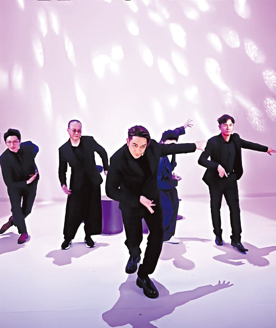 ●高鈞賢與歐陽震華、郭晉安與吳卓羲等組成的男團在內地引起關注。   視頻截圖