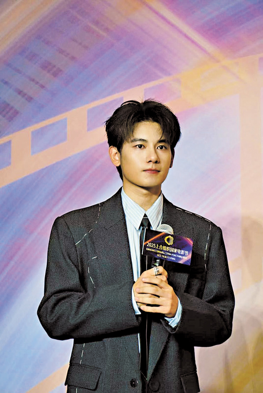 ●胡先煦昨晚出席開幕式。  孟冰 攝