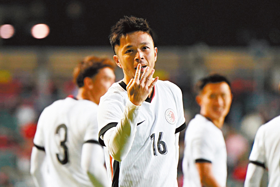 ●傷癒復出的陳肇鈞表示，希望能對強隊製造威脅。 資料圖片