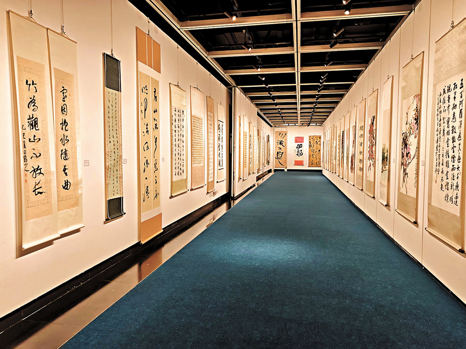 ●展覽現場頗具氣勢。