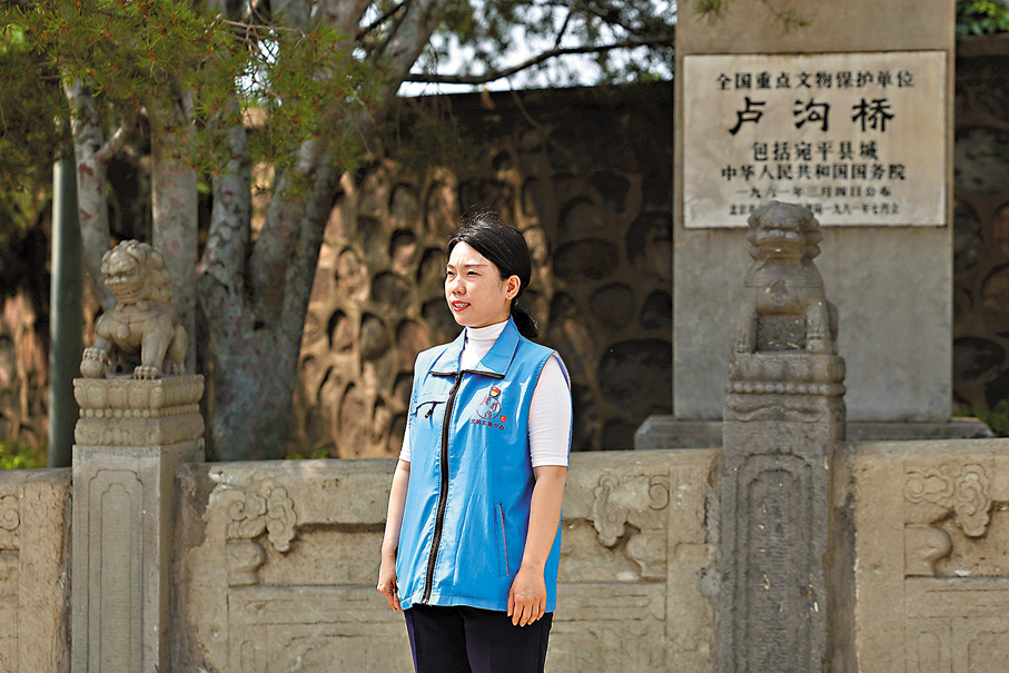 ●抗戰親歷者鄭福來的孫女鄭然。 中新社