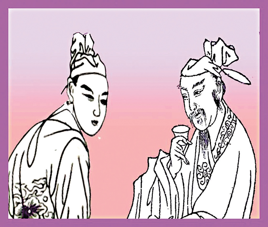 ●畫家想像中的「小李杜」。 作者供圖