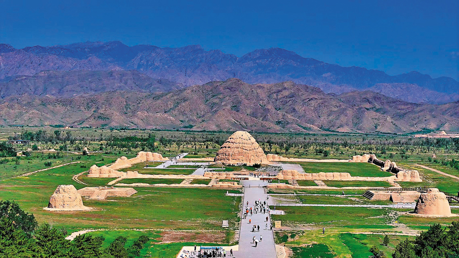 ●西夏陵三號陵。 銀川西夏陵區管理處供圖