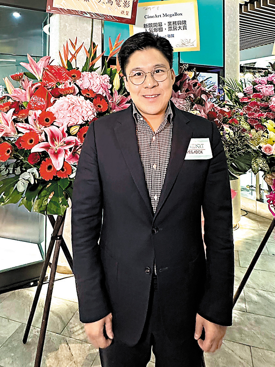 ●霍啟剛呼籲帶小朋友一同入場看電影。  子棠 攝