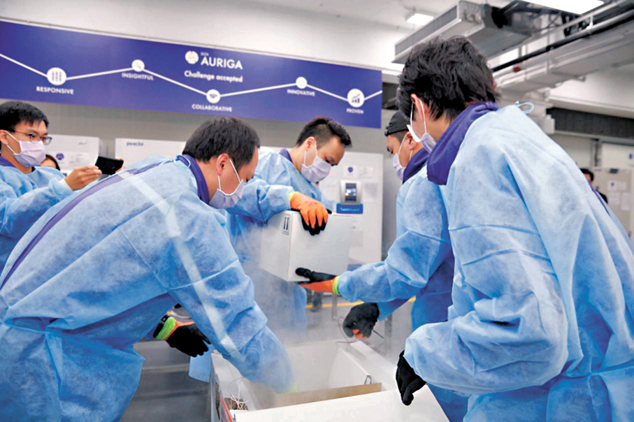 ●大昌行奧利佳在2021年初，被上海復星醫藥（集團）股份和雅各臣科研製藥選定為香港的獨家物流合作夥伴，負責復必泰疫苗在香港的儲存和配送；之後再被香港衞生署指定為獨家合作夥伴，負責科興疫苗在香港的儲存和配送。 受訪者供圖