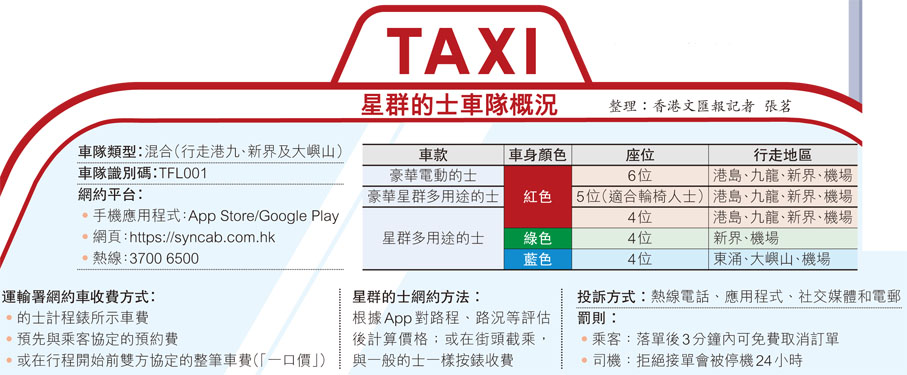 星群的士車隊概況