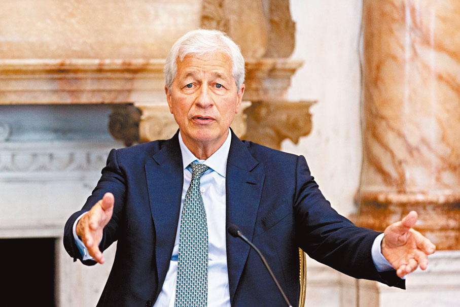 ●戴蒙曾成功影響特朗普的關稅決策。 彭博社