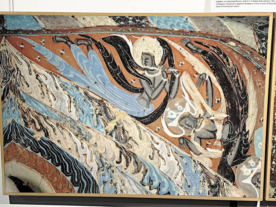 ●飛天着重展現音樂性與舞蹈性，常以奏樂、舞動之姿呈現。