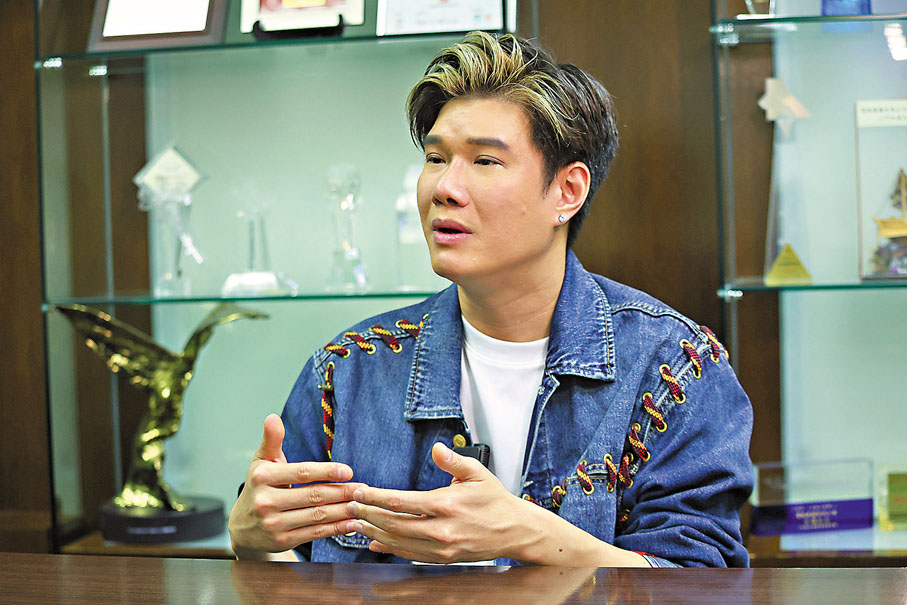 ●張與辰透露從18歲開始一直失眠，醫生診斷壓力所致。