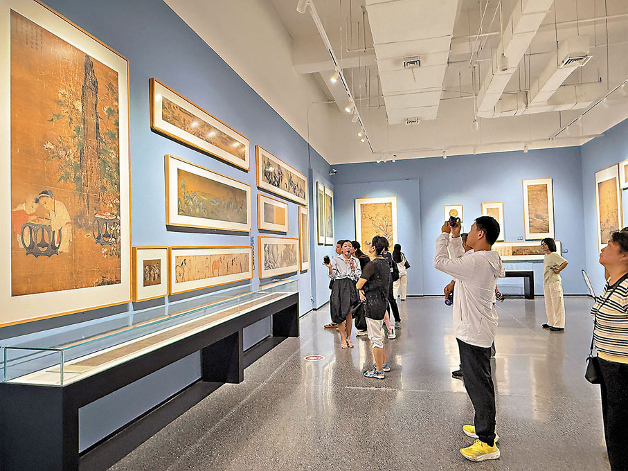 ●展覽引領人們與歷代繪畫大師展開跨越時空的對話。