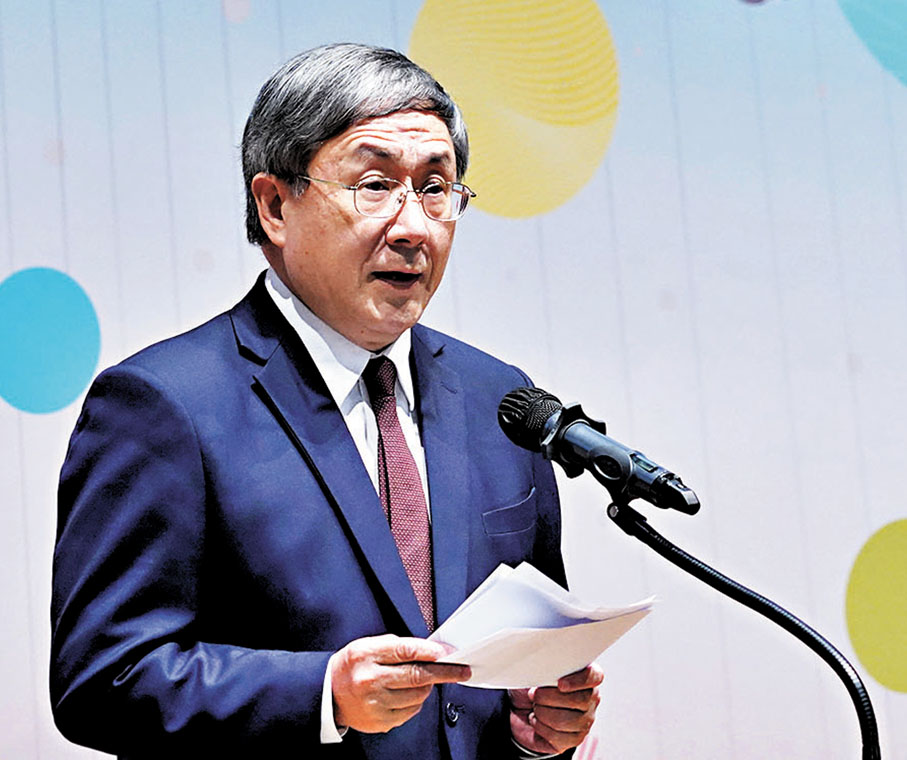 ●卓永興寄語港生珍惜機會。香港文匯報記者曾興偉  攝