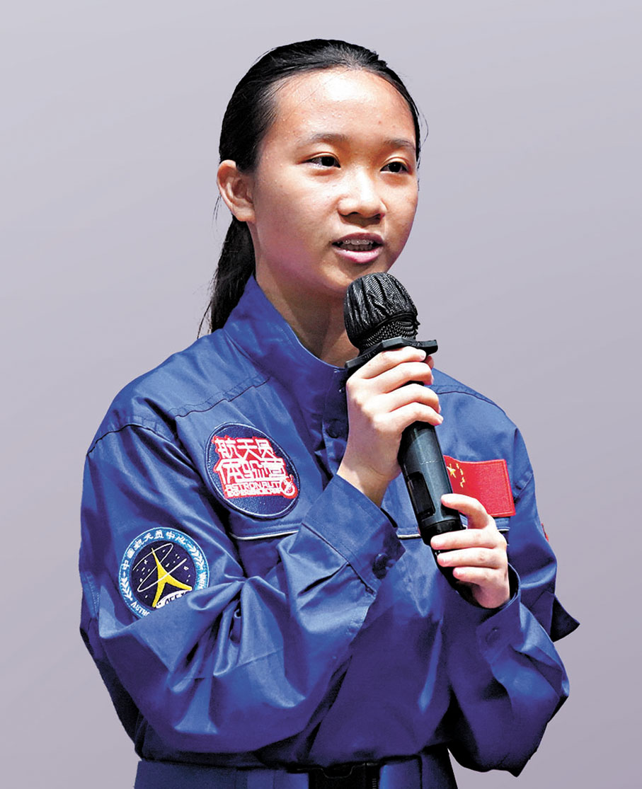 ●中六生譚伊玲分享對此行的期望。香港文匯報記者曾興偉  攝