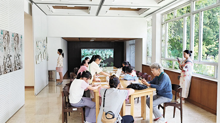 ●暑假期間，深圳各藝術場館除了展覽演出外，還舉辦各色適合青少年的活動。