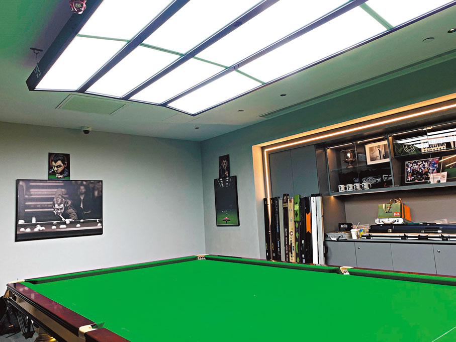 ●球會設有一間屬於奧蘇利雲的練習房。