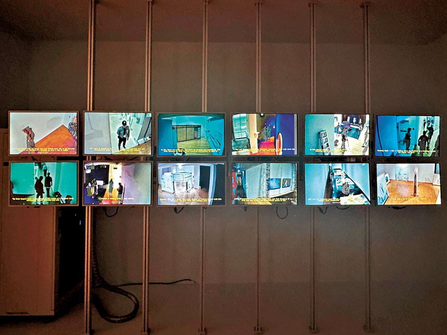 ●澳門藝術家黃穎祥的作品《滯影的懸臨：關於存在的輕度死亡》啟發人們對於哲學根本問題的思考。