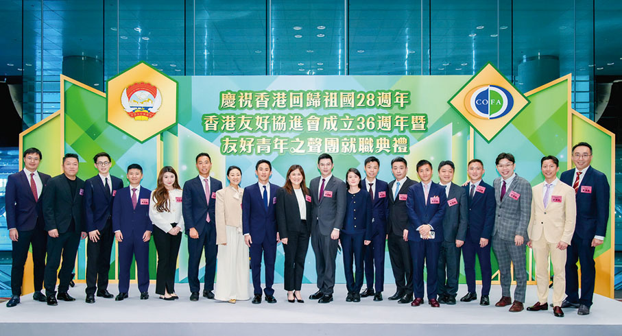 ●友好青年之聲團成員合影。