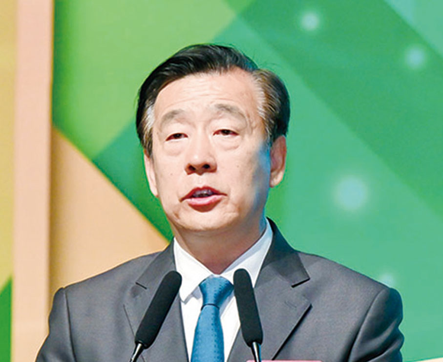 ●中華海外聯誼會副會長劉軍川致辭。