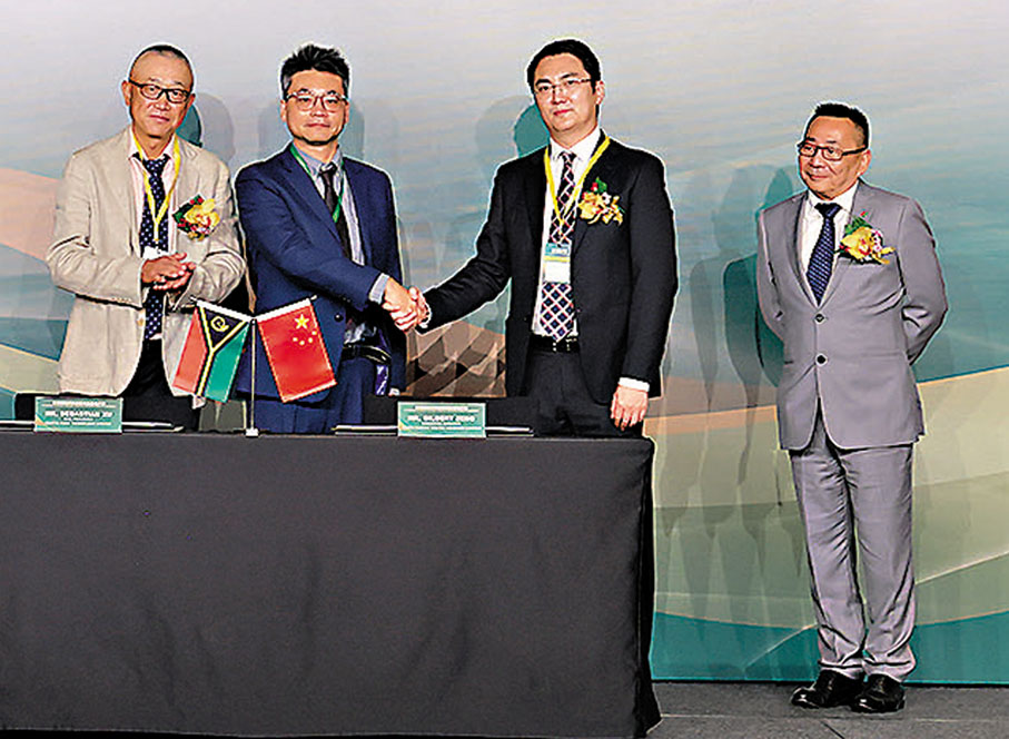 加冪科技 x 南太平洋數字科技　香港文匯報記者曾業俊 攝