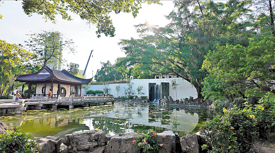 ●九龍寨城公園是一處精心打造的景點。