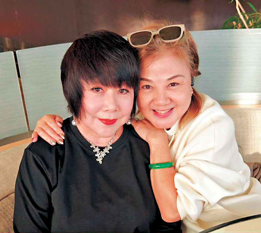 ●楚雲玉十分尊崇南鳳（左）的演出藝術。